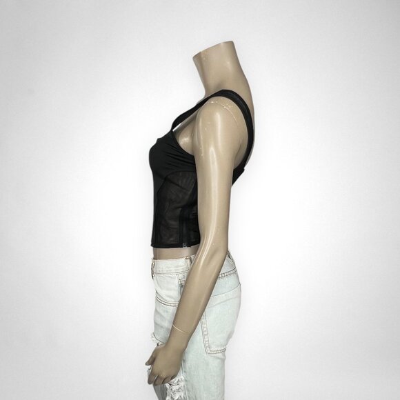 NWT EXPRESS Black Corset Top M - Picture 2 of 10